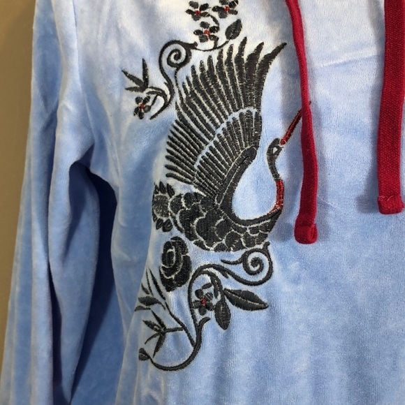 Oodji Ultra Plush Pullover Hoodie Bird Medium - Picture 2 of 9